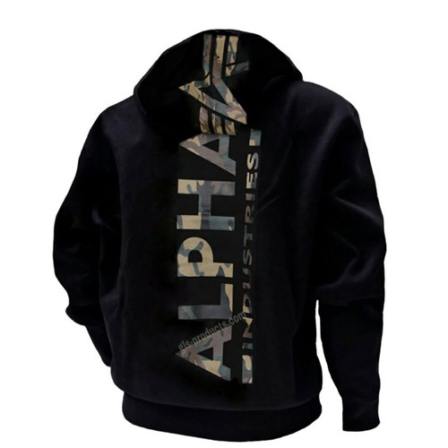 alpha industries back print hoodie