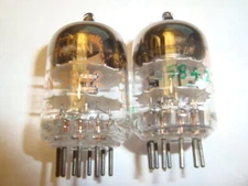 Pair of  JAN- 5842 (417A) Tubes, Raytheon, NOS Ratings