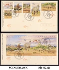 AUSTRALIA - 1993 AUSTRALIA'S DINOSAURS ERA - SET OF 2 FDC
