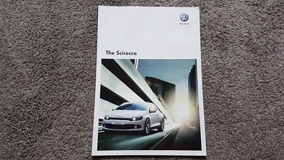 VOLKSWAGEN SCIROCCO SALES BROCHURE 2009 2010