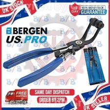 ANGLED HOSE CLAMP PLIERS SWIVEL CLIP FOR CAR VAN FUEL COOLANT AIR PIPE SPRING