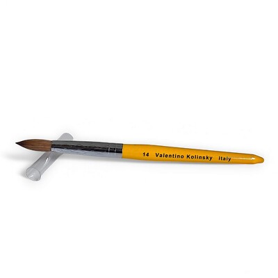 Valentino Kolinsky Acrylic Nail Brush - #14 Round