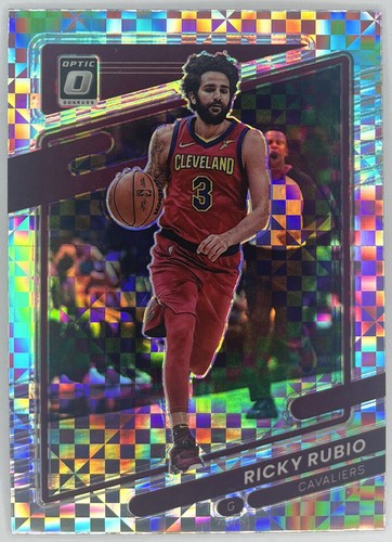 2021-22 Panini Donruss Optic Checkerboard #134 Ricky Rubio Cleveland Cavaliers