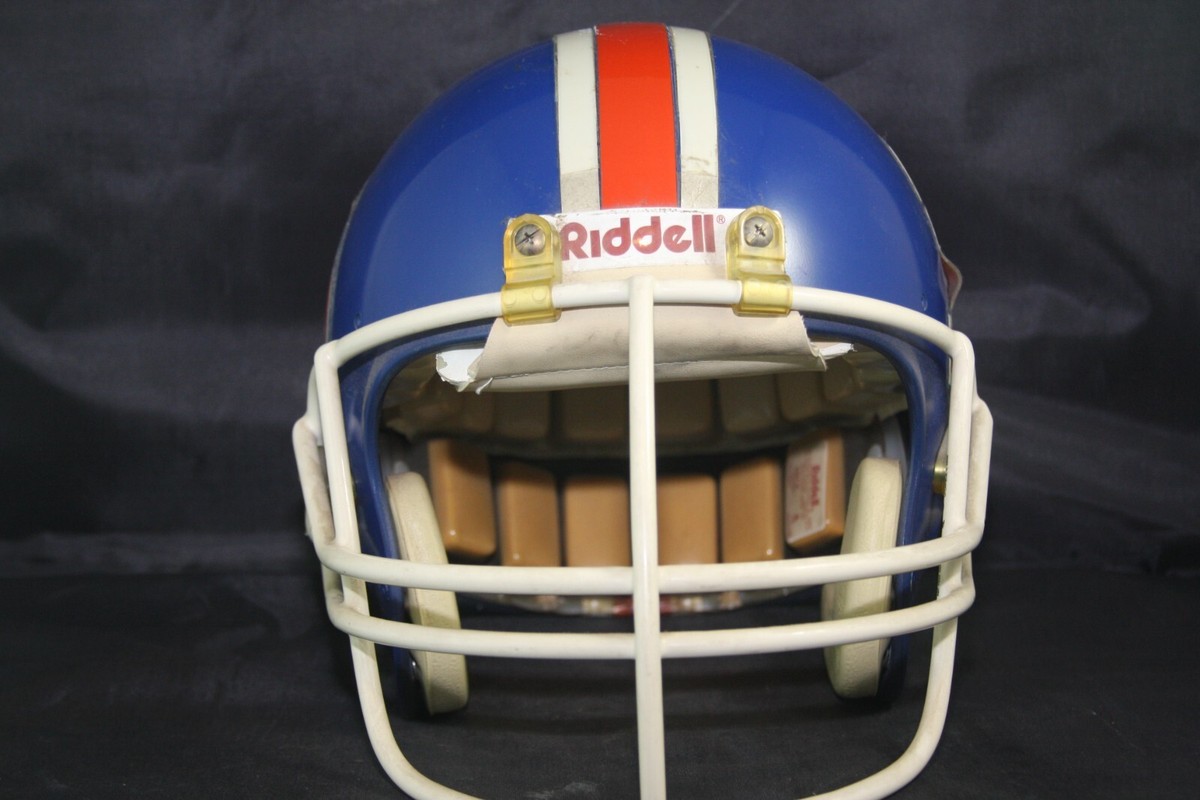 Vtg Original 1987 Denver Broncos used Riddell Pac3 Model Game