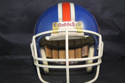 Vtg Original 1987 Denver Broncos used Riddell Pac3 Model Game