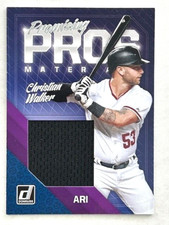2018 Donruss Baseball Promising Pros Materials Jersey Relic Christian Walker 