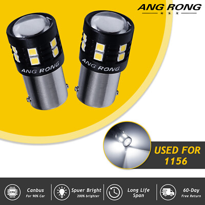 2x 15 SMD P 21W 1141 1156 LED DRL Bremslicht Tagfahrlicht Rückfahrlicht Weiß