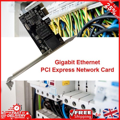 10/100/1000Mbps PCI-E x1 Network Card RJ45 LAN Adapter for Desktop Driver Free