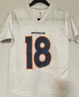 Peyton Manning 18 DENVER BRONCOS NFL Team Apparel Youth 10/12 White Mesh Jersey 