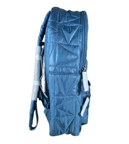 Michael Kors Winnie Medium Quilted Nylon Blue Backpack 