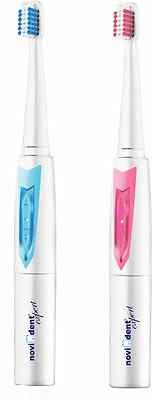 Ultraschall & Vibrationszahnbürste novi-dent® expert blau/weiß