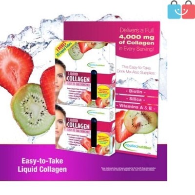 Applied Nutrition Liquid Collagen - 20 Convenient Servings for Youthful Skin