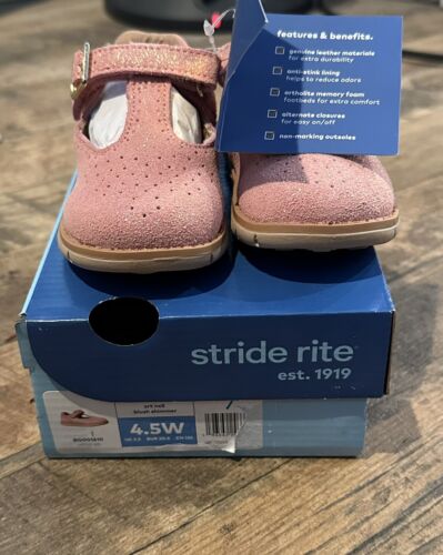 Stride Rite SRT Nell Mary Jane Flats Little Kid New In box Size 4.5 W - Picture 4 of 4