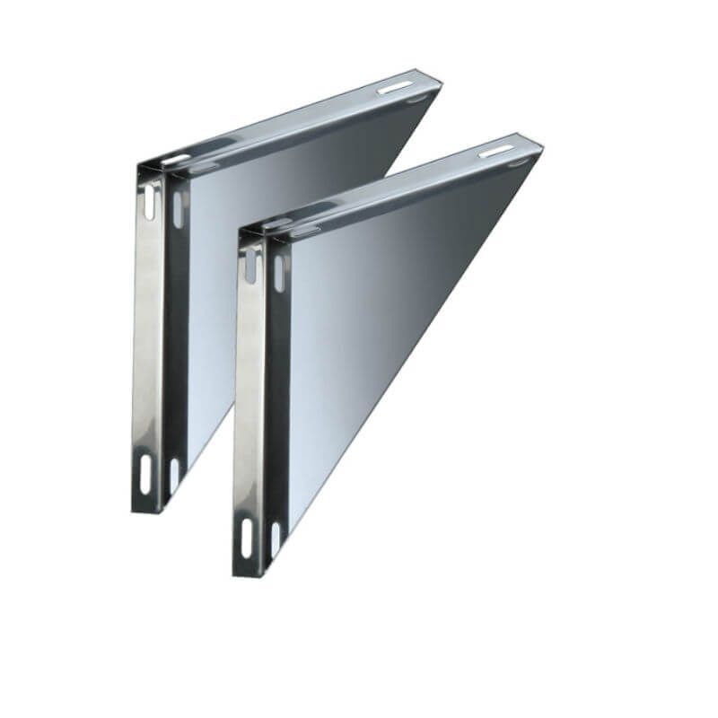 Support mural conduit de fumée isolé 200 250 mm collier fixation cheminée
