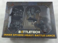 BattleTech: Inner Sphere Heavy Battle Lance Unpainted Miniatures Set 4pcs 35733