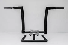 KST Kustom Pathfinder 12" Black Vanguard Handlebars Bars Harley FLTR FLHR 1.25"