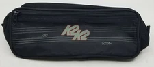 Vintage K2 Kinetic Energy Black SKI USA Adjustable Pouch Fanny Pack Zipper 