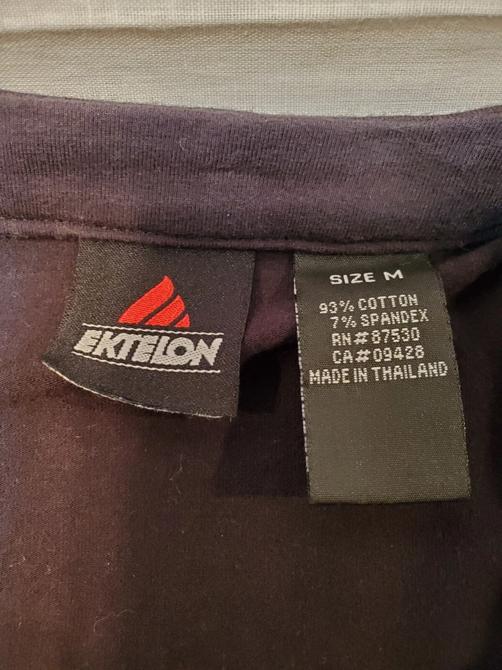 Ektelon Pro Team 壁球田径套装黑色夹克裤子前赞助商 Pro Med — 第 4/4 张图片