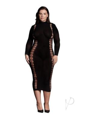 Comfortable Contour Sexy Turtleneck Dress Womens Lingerie Party Wear Plus Size