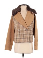 Rachel Parcell Women Brown Coat Xs