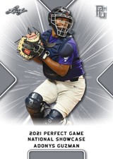 10-Count Lot Adonys Guzman 2021 Leaf Perfect Game NIKE All-American Rookies