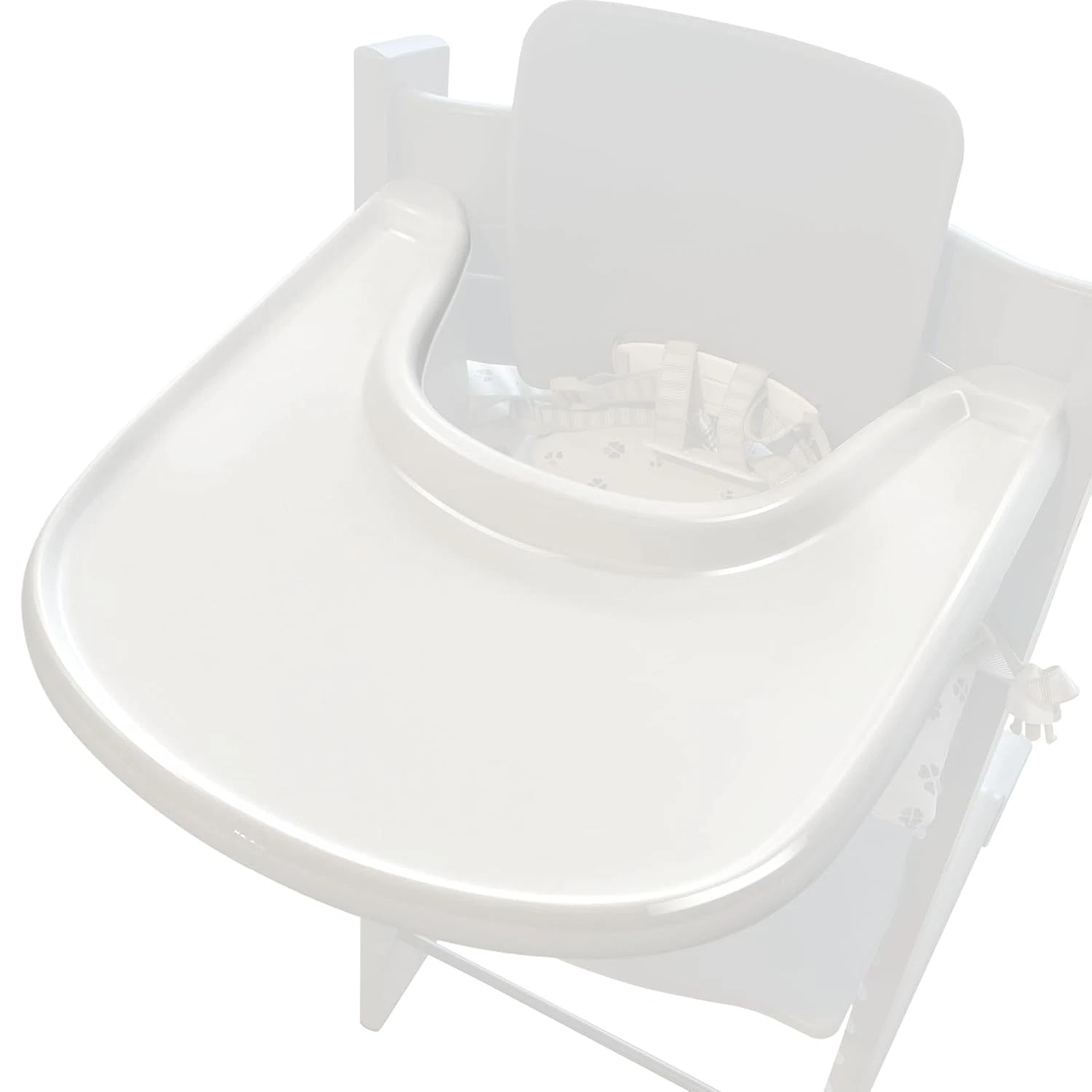 Stokke Tripp Trapp High Chair Tray, Food-Safe, Strong Suction, White
Opens in a new window or tab