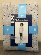 Champion Girl's 2 Piece Pullover Hoodie  Legging Active Set