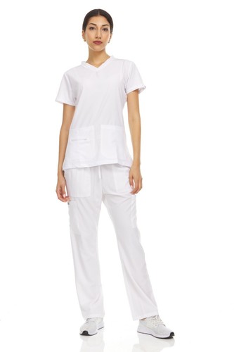 Unisex STRETCH Jogger Scrub Set Solid V 