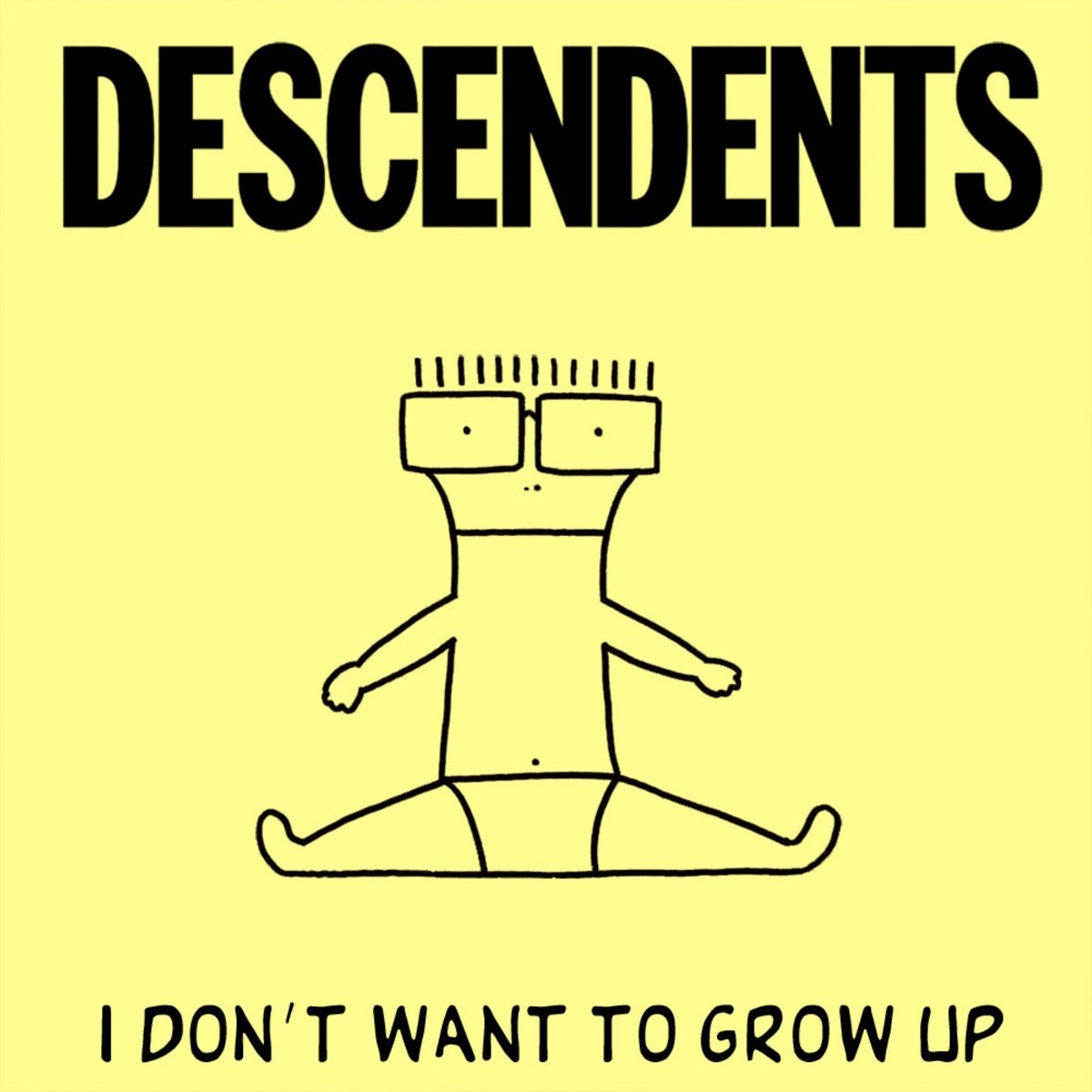 DESCENDENTS I Don't Want To Grow Up BANNER 3x3 Ft Fabric Poster