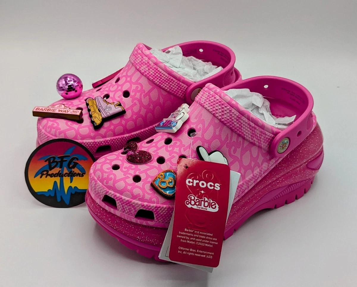 Crocs X Barbie The Movie Mega Crush Clog Electric Pink, 53% OFF
