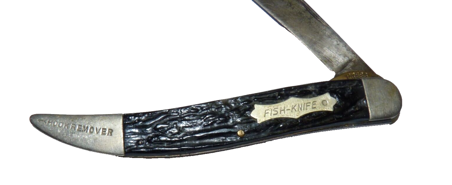 Kent NY City FISH Knife w/ HOOK Remover eBay