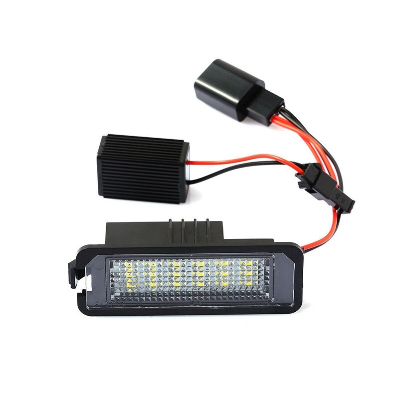 2 LED License Number Plate Light VW Golf MK4 MK5 MK6 Passat Polo CC Eos