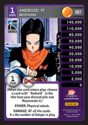 1x  Android 17, Beckoning - Foil Near Mint Evolution