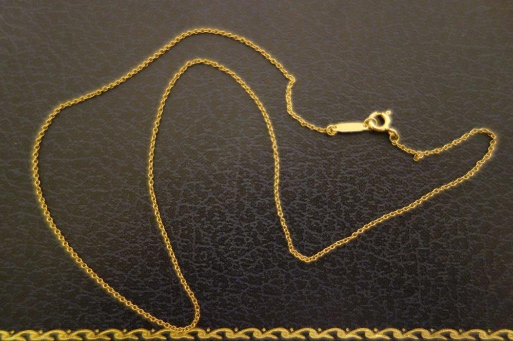 Tiffany & Co. Necklace K18YG Chain Accessories K18 750 Length 40cm