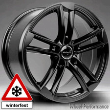18 Zoll W27 Alufelgen 8x18 5x112 ET25 in schwarz matt für Mercedes