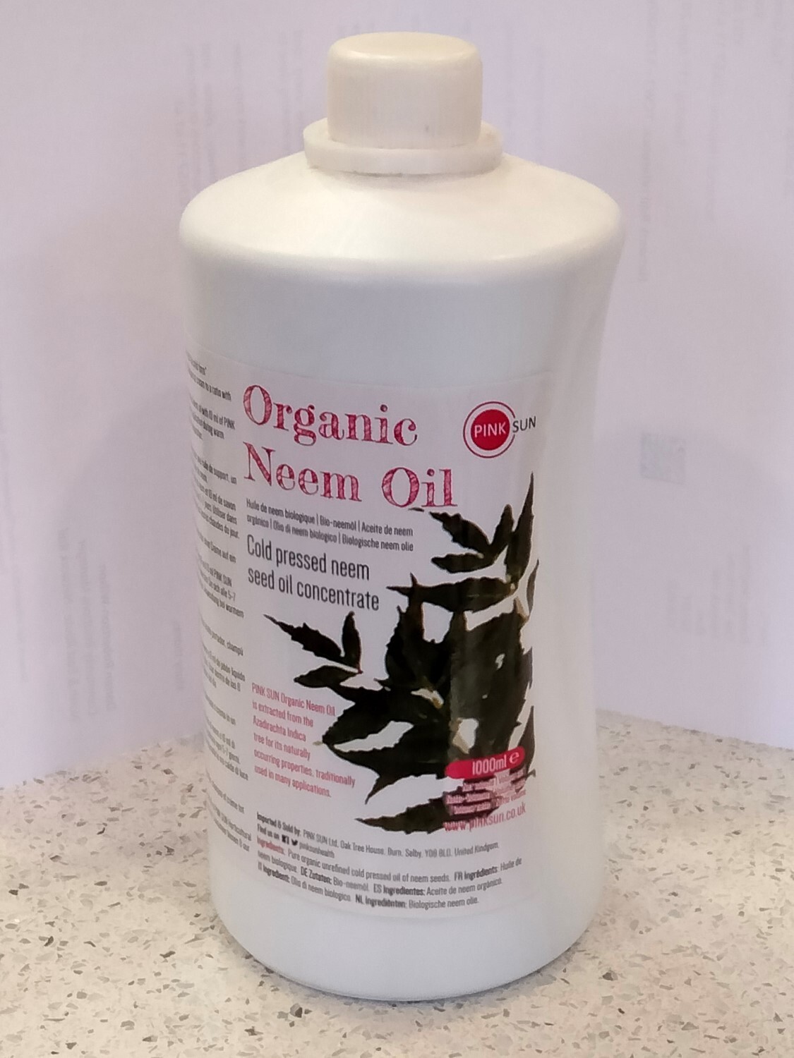 PINK SUN Organic Neem Oil & Horticultural Soap 250ml Plant Wash Insect