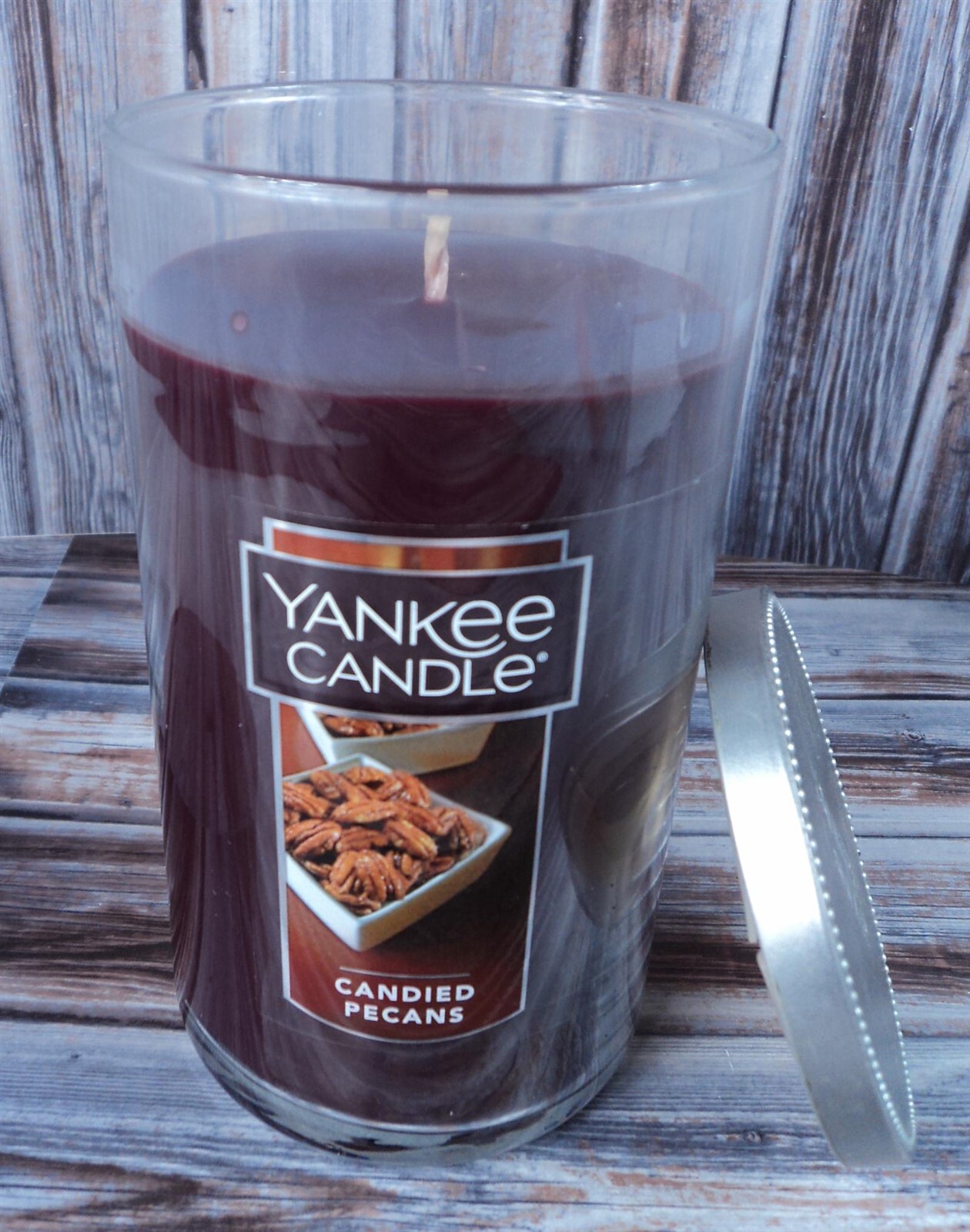 Yankee Candle 12 oz Scented Jar Candle Candied Pecans New Retired