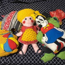 Vintage Minnie Mouse Disney Pillow Case Set Bundle 6 Handmade