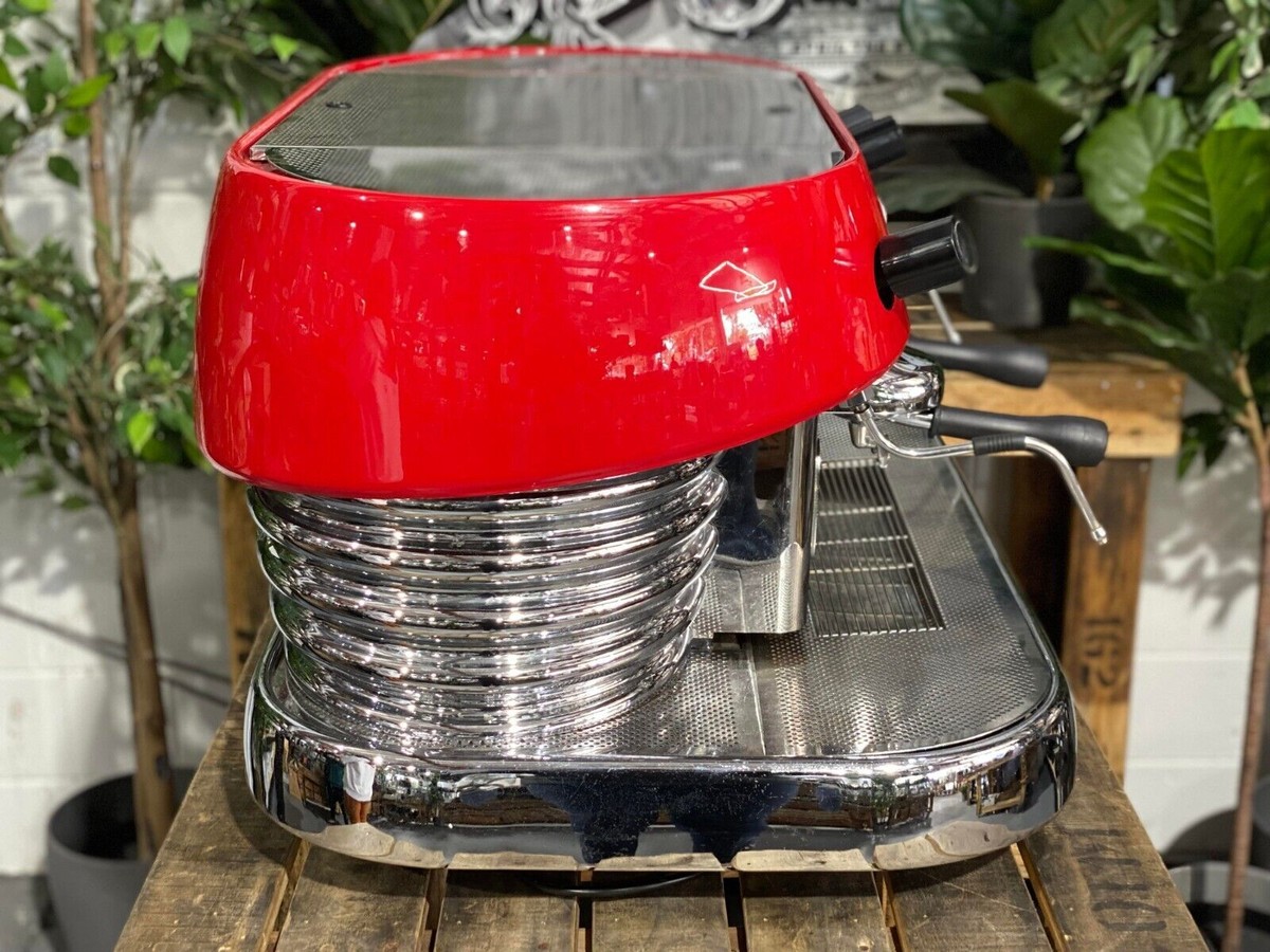 EXCELSIOR BRASILIA エスプレッソマシン BRASILIA EXCELSIOR 2 GROUP RED ESPRESSO COFFEE MACHINE