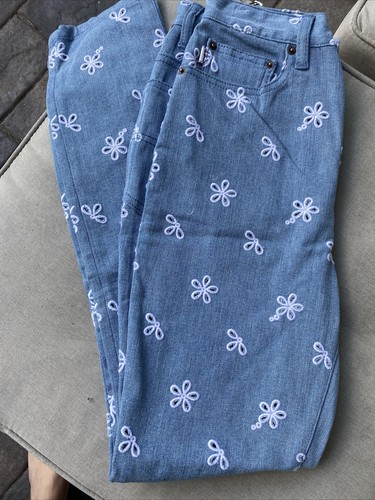 Marc Jacobs Daisy Embroidered Jeans 