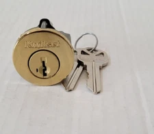 Kwikset Smartkey Replacement Deadbolt Cylinder Polished Brass Housing Lock Keys