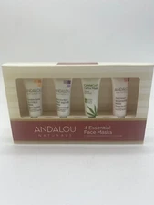 Andalou Naturals  Essential Face Masks New 4 Mask Tubes  Fall & Holidays Gift