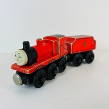 Thomas  Friends Wooden Railway JAMES Train Engine Flat Magnets  Staples