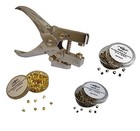 Stanz- und Öszange Regur EP30 Stanzzange 30 Blatt verchromt + 750 Ösen 3 Größen