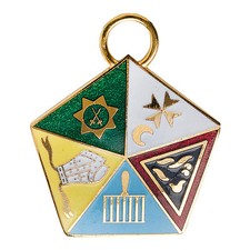 Nuovo Massonico Allied Gradi Pm Past Maestri Collaretta Gioiello Regalia