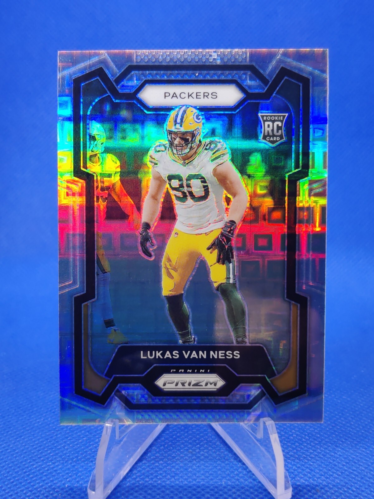 🔵 2023 Panini Prizm LUKAS VAN NESS Pandora Prizm /400 RC #336 Green Bay Packers