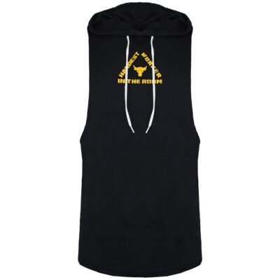 Under Armour Project Rock Mens Black Hooded Vest
