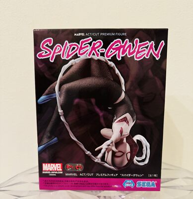 Marvel ACT CUT Series Spider-Gwen Premium Figure - SEGA Collectible Statue