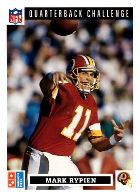 1991 Upper Deck Domino's Quarterback Challenge - #31 Mark Rypien Redskins