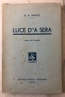 Libro Mario Luce d''a sera Poesie del tramonto
